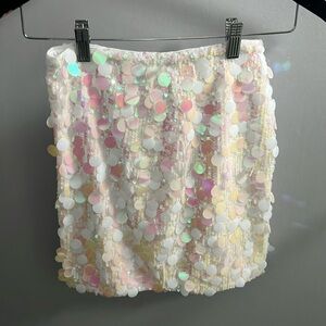 Sequin skirt - Pink/Yellow/white